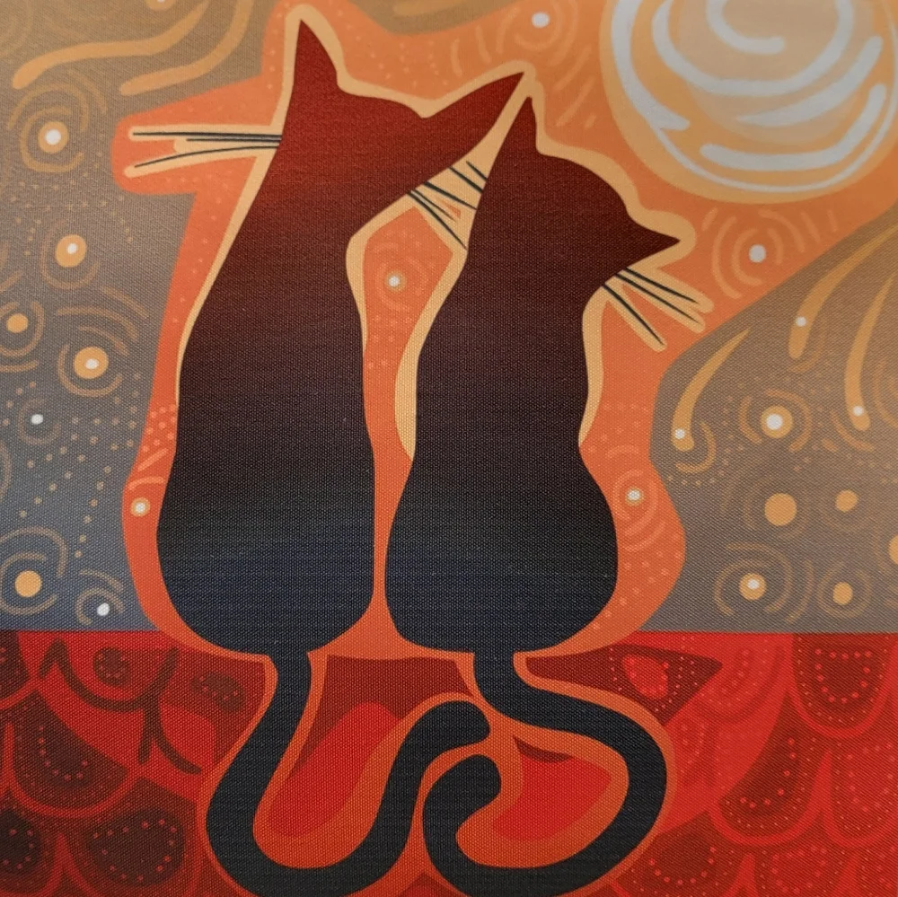 🐈‍⬛ ❤️ 🐈‍⬛️ Decorative pillow 